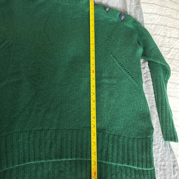 Zadig & Voltaire Forest Green Alma Cashmere Sweater Size S - Picture 9 of 16